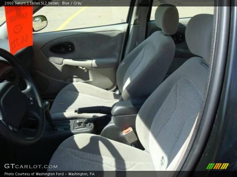 Blue / Gray 2002 Saturn S Series SL2 Sedan