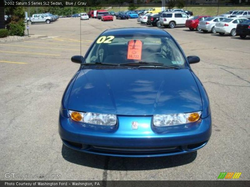 Blue / Gray 2002 Saturn S Series SL2 Sedan