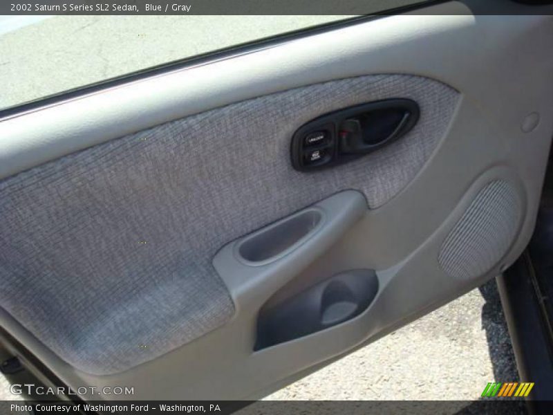 Blue / Gray 2002 Saturn S Series SL2 Sedan