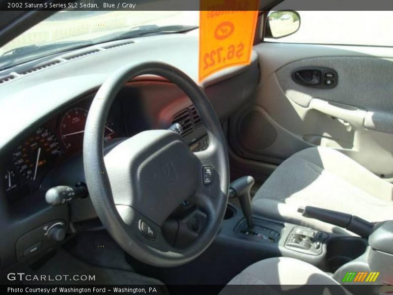 Blue / Gray 2002 Saturn S Series SL2 Sedan