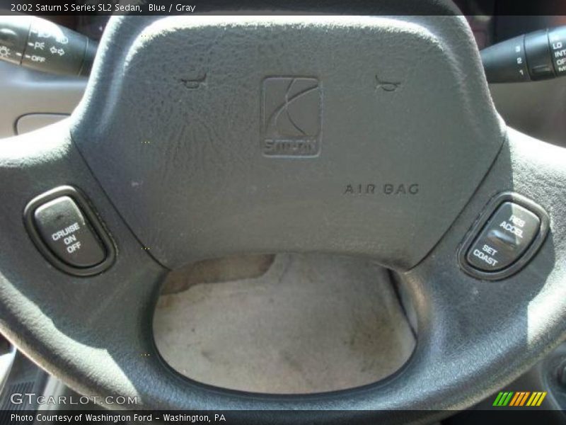 Blue / Gray 2002 Saturn S Series SL2 Sedan