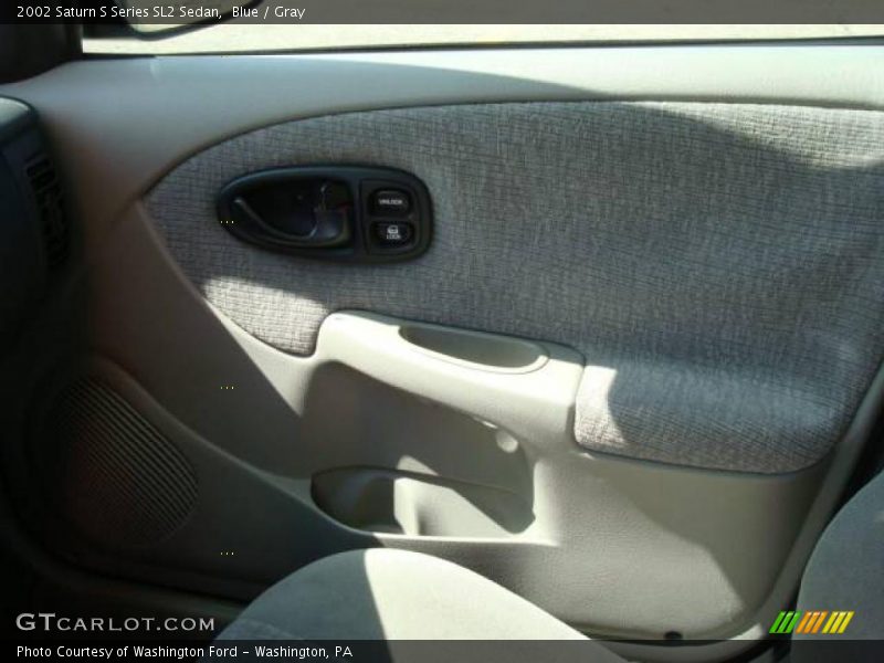 Blue / Gray 2002 Saturn S Series SL2 Sedan