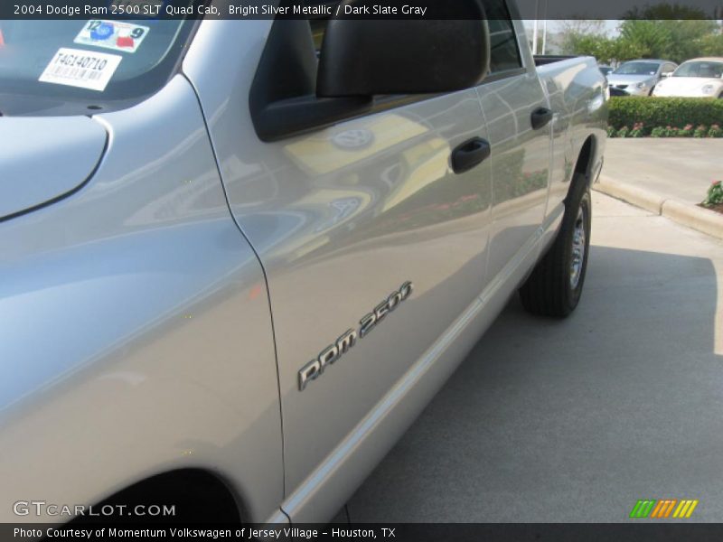 Bright Silver Metallic / Dark Slate Gray 2004 Dodge Ram 2500 SLT Quad Cab