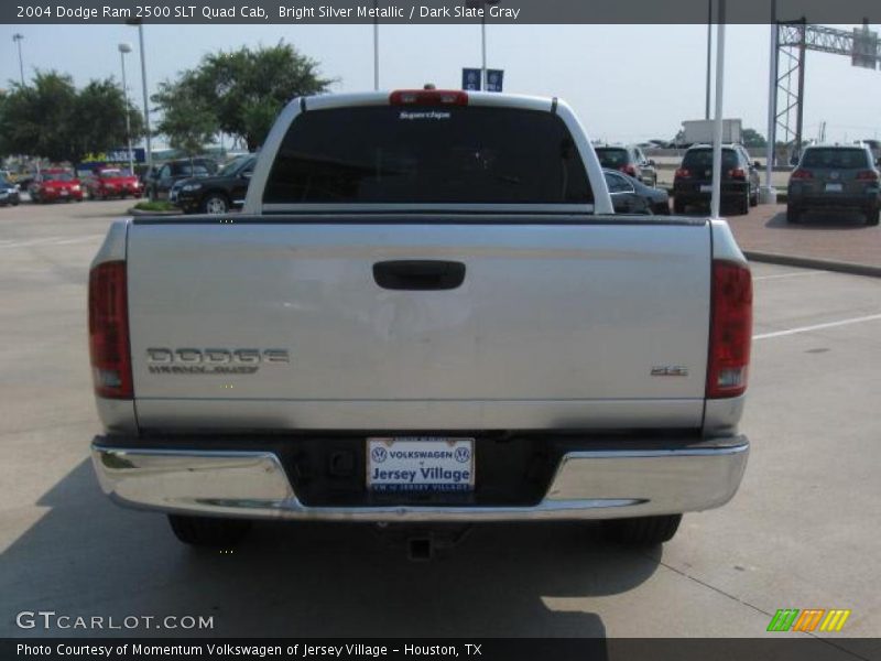 Bright Silver Metallic / Dark Slate Gray 2004 Dodge Ram 2500 SLT Quad Cab