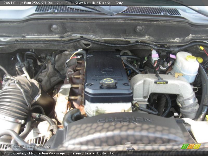 Bright Silver Metallic / Dark Slate Gray 2004 Dodge Ram 2500 SLT Quad Cab