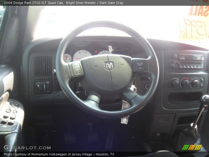 Bright Silver Metallic / Dark Slate Gray 2004 Dodge Ram 2500 SLT Quad Cab
