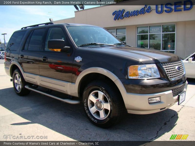 Dark Stone Metallic / Castano Brown Leather 2006 Ford Expedition King Ranch