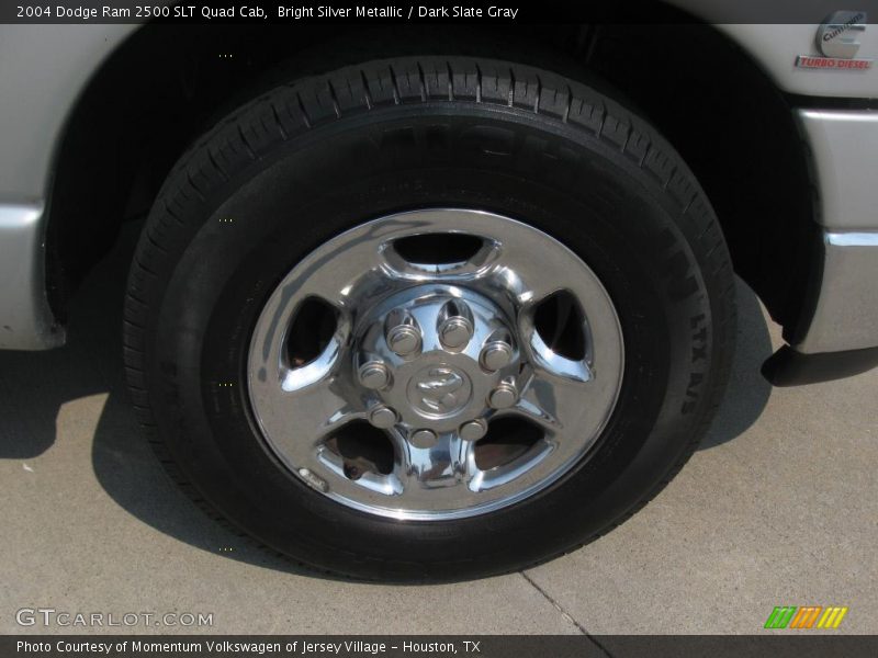 Bright Silver Metallic / Dark Slate Gray 2004 Dodge Ram 2500 SLT Quad Cab