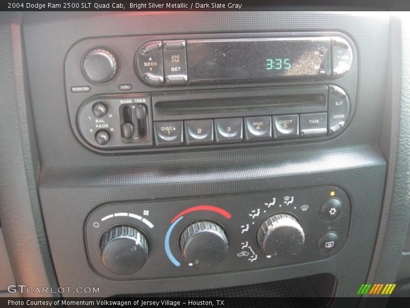 Bright Silver Metallic / Dark Slate Gray 2004 Dodge Ram 2500 SLT Quad Cab