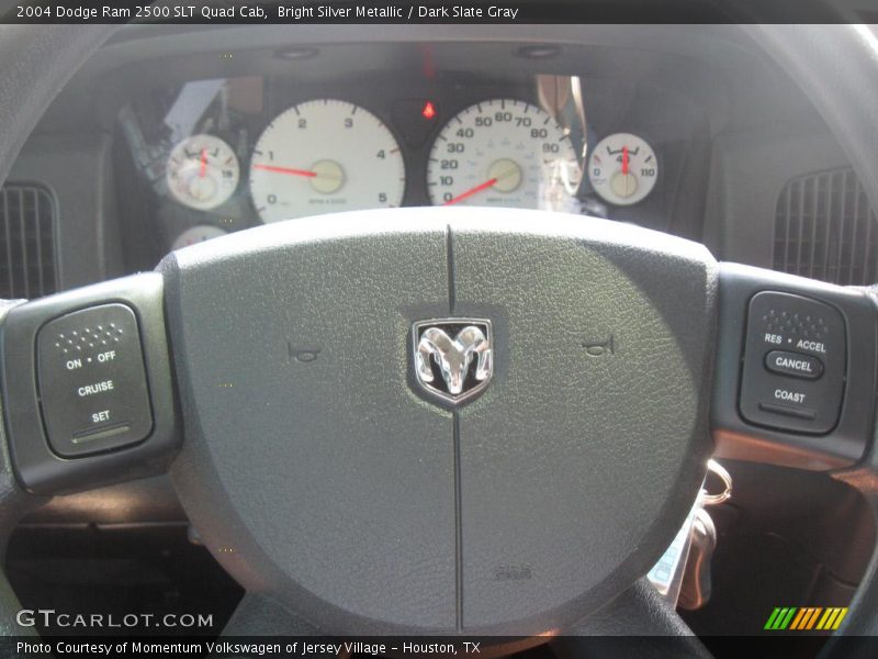 Bright Silver Metallic / Dark Slate Gray 2004 Dodge Ram 2500 SLT Quad Cab
