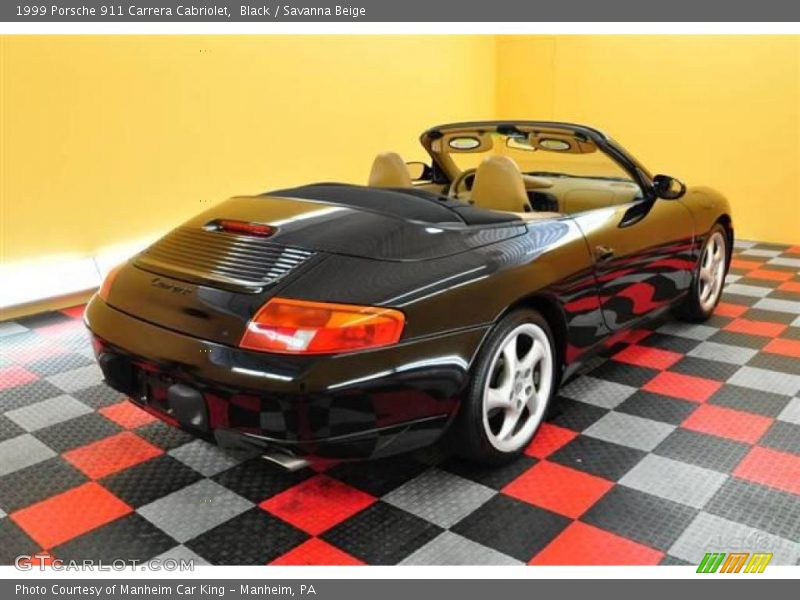 Black / Savanna Beige 1999 Porsche 911 Carrera Cabriolet