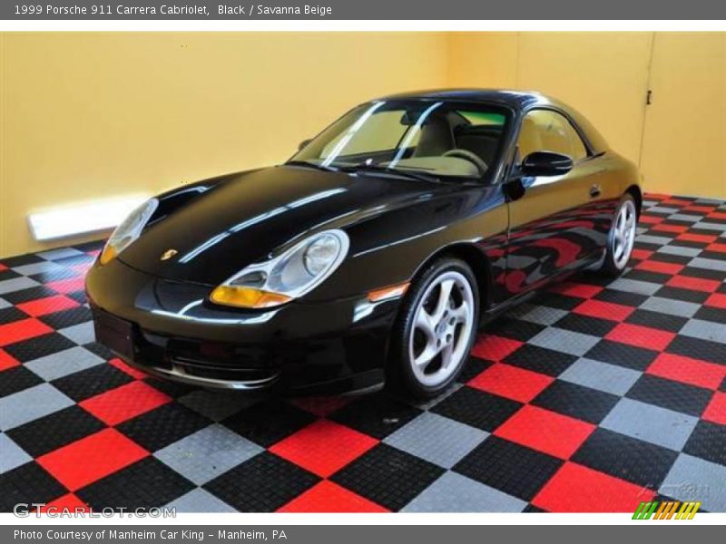 Black / Savanna Beige 1999 Porsche 911 Carrera Cabriolet