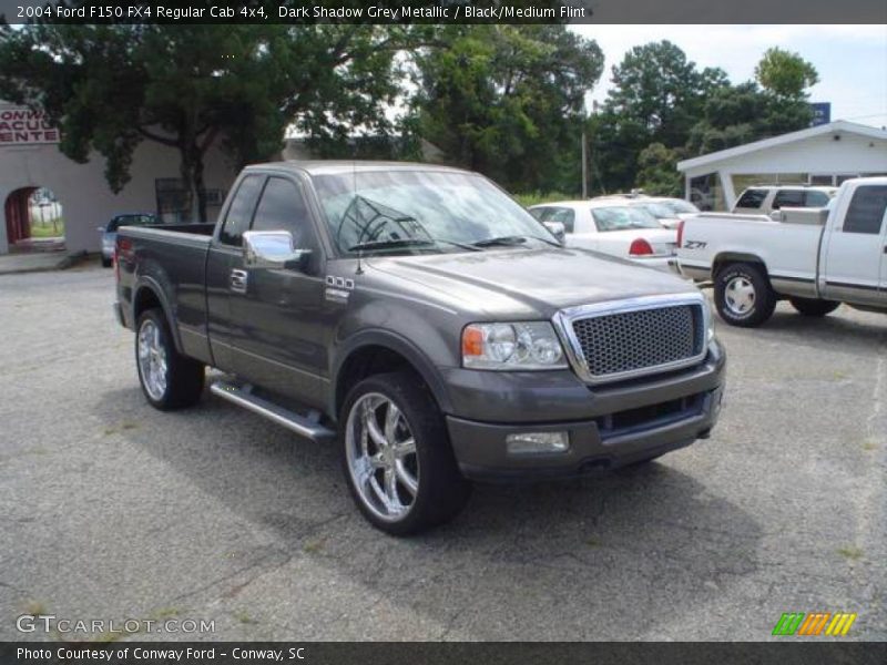 Dark Shadow Grey Metallic / Black/Medium Flint 2004 Ford F150 FX4 Regular Cab 4x4