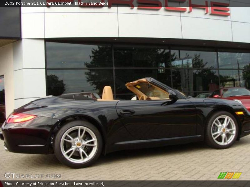 Black / Sand Beige 2009 Porsche 911 Carrera Cabriolet