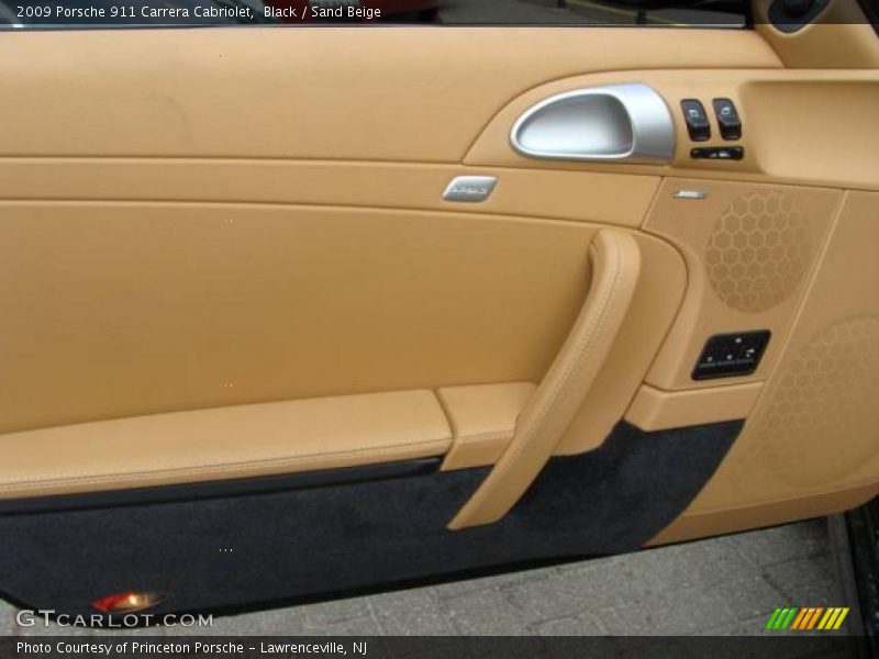 Black / Sand Beige 2009 Porsche 911 Carrera Cabriolet