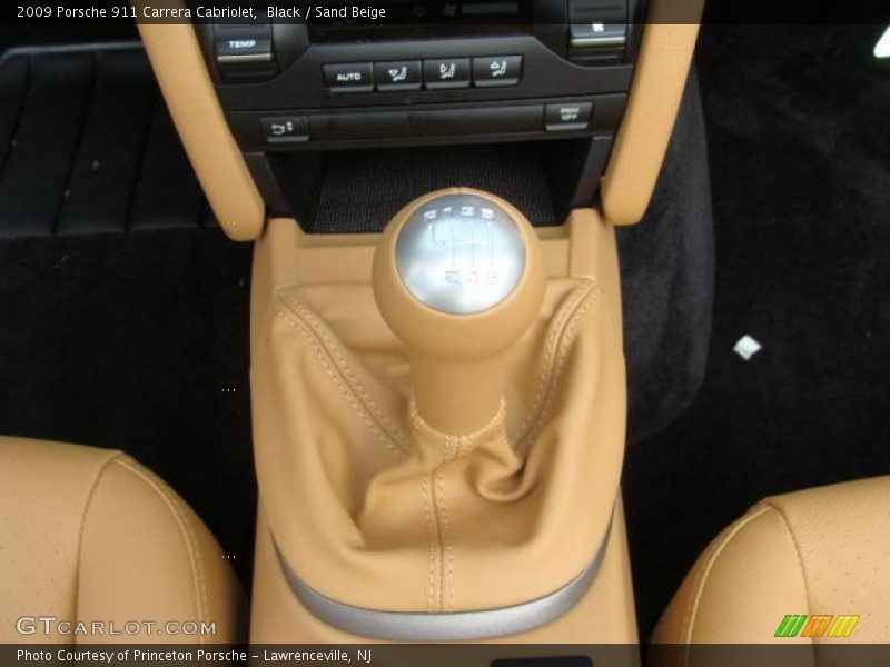 Black / Sand Beige 2009 Porsche 911 Carrera Cabriolet