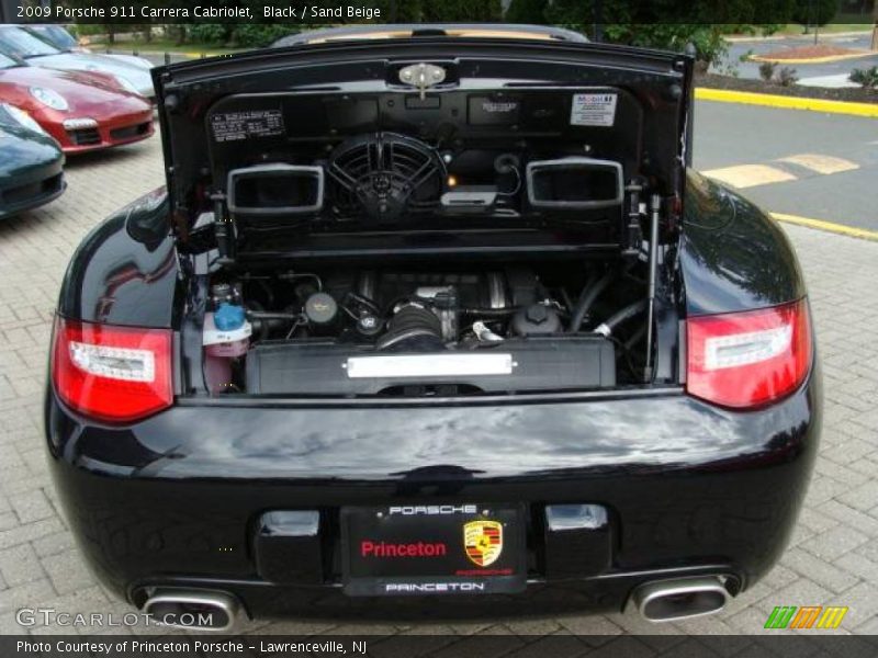 Black / Sand Beige 2009 Porsche 911 Carrera Cabriolet