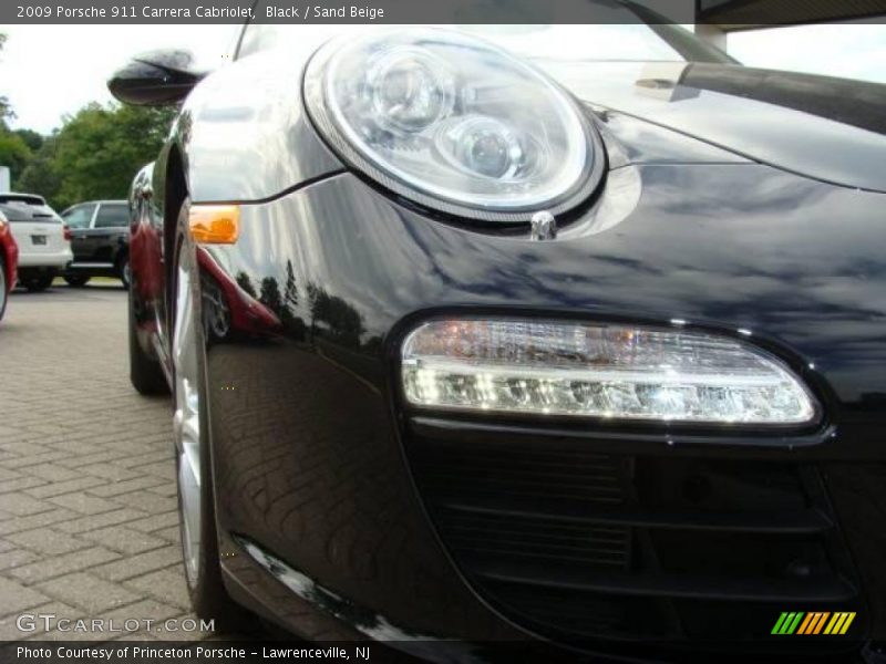 Black / Sand Beige 2009 Porsche 911 Carrera Cabriolet