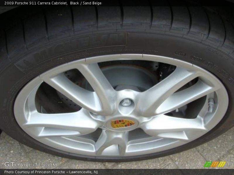 Black / Sand Beige 2009 Porsche 911 Carrera Cabriolet