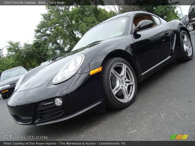 Black / Sand Beige 2009 Porsche Cayman
