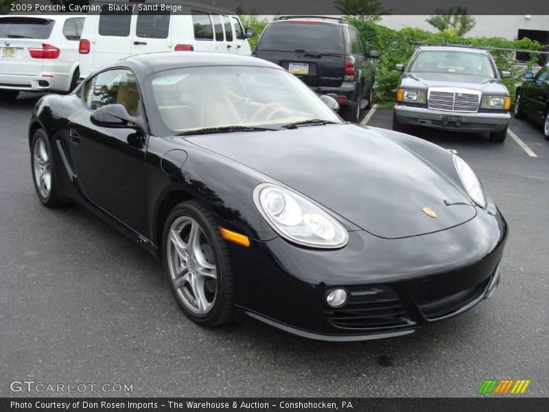 Black / Sand Beige 2009 Porsche Cayman