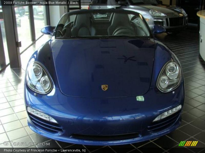 Aqua Blue Metallic / Black 2009 Porsche Boxster