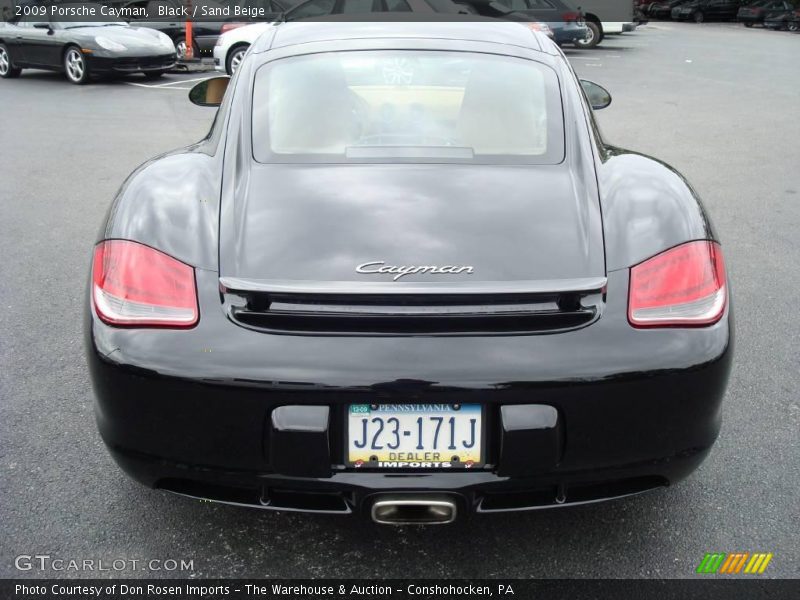 Black / Sand Beige 2009 Porsche Cayman