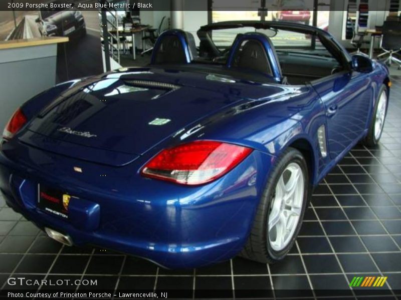 Aqua Blue Metallic / Black 2009 Porsche Boxster
