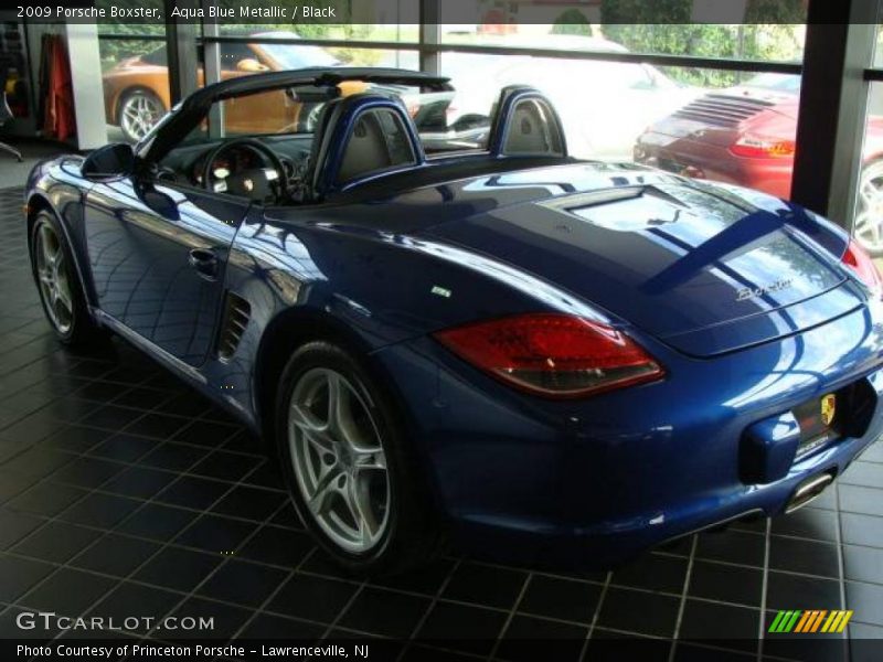 Aqua Blue Metallic / Black 2009 Porsche Boxster