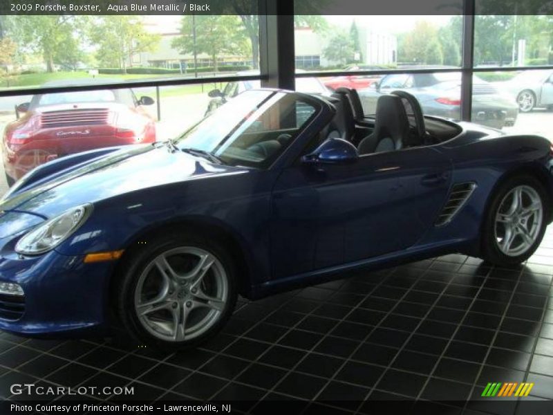 Aqua Blue Metallic / Black 2009 Porsche Boxster