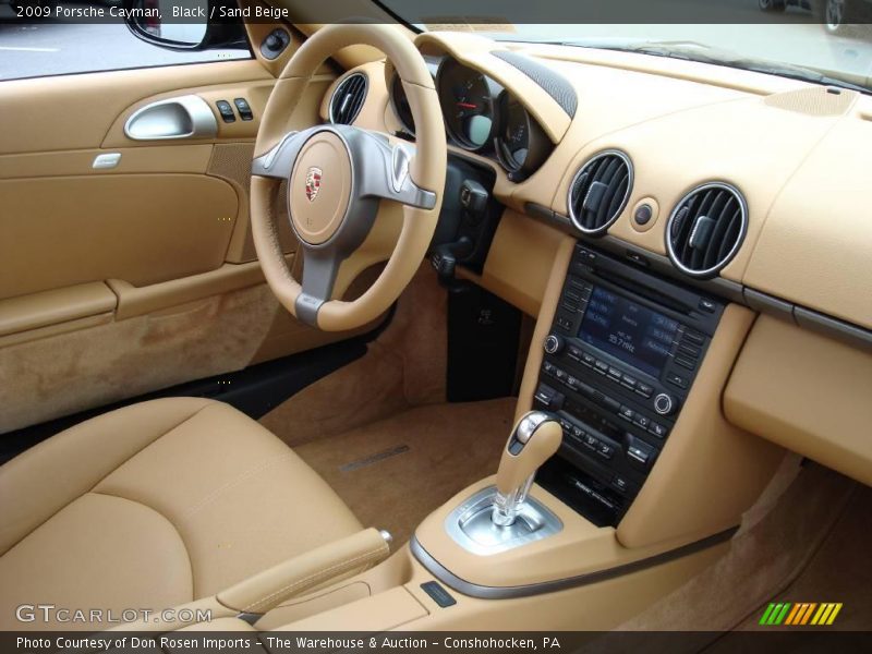 Black / Sand Beige 2009 Porsche Cayman