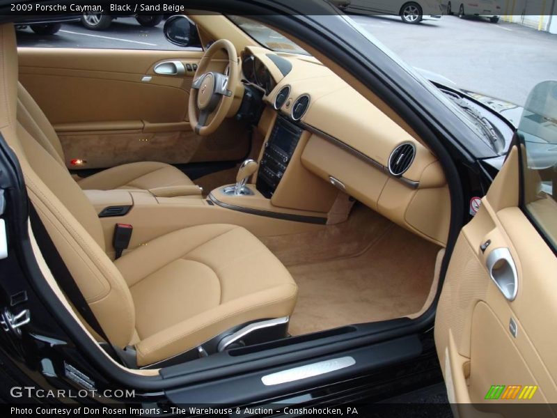 Black / Sand Beige 2009 Porsche Cayman