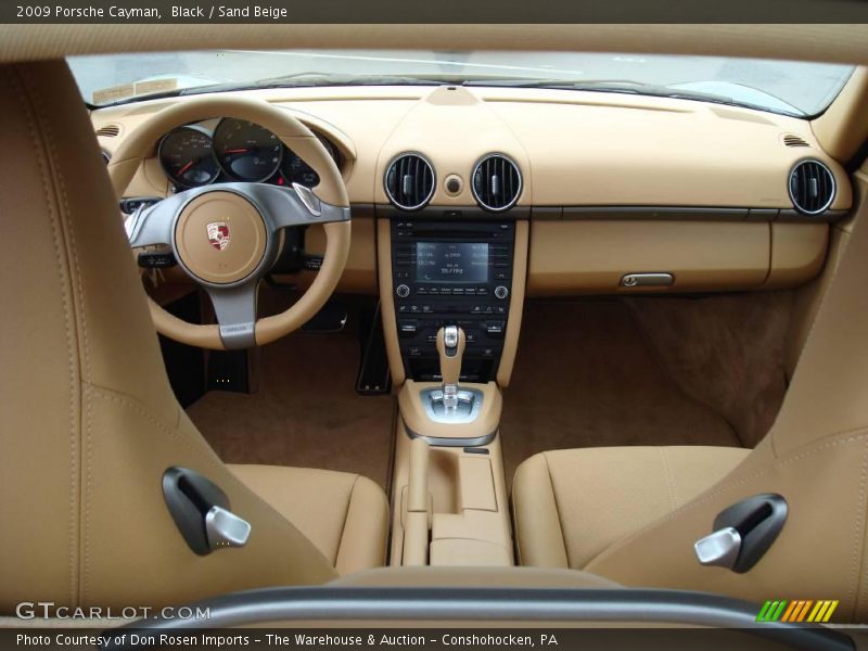 Black / Sand Beige 2009 Porsche Cayman