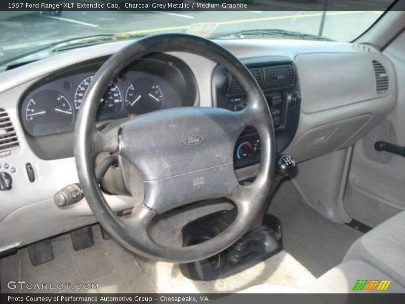 Charcoal Grey Metallic / Medium Graphite 1997 Ford Ranger XLT Extended Cab