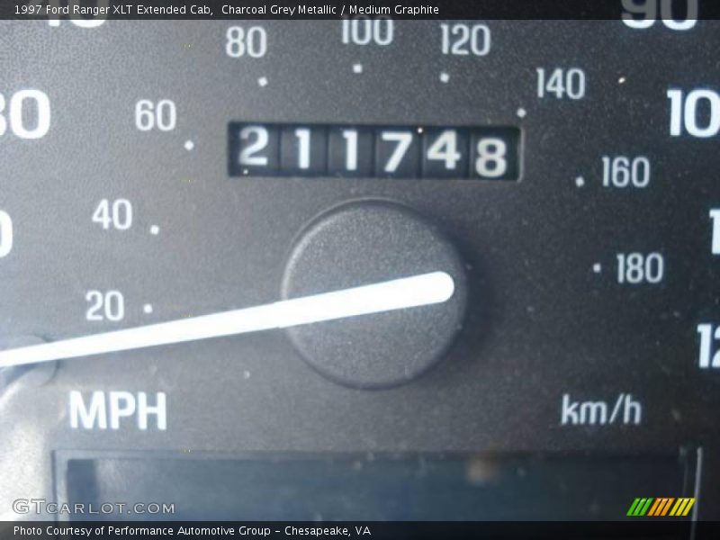 Charcoal Grey Metallic / Medium Graphite 1997 Ford Ranger XLT Extended Cab