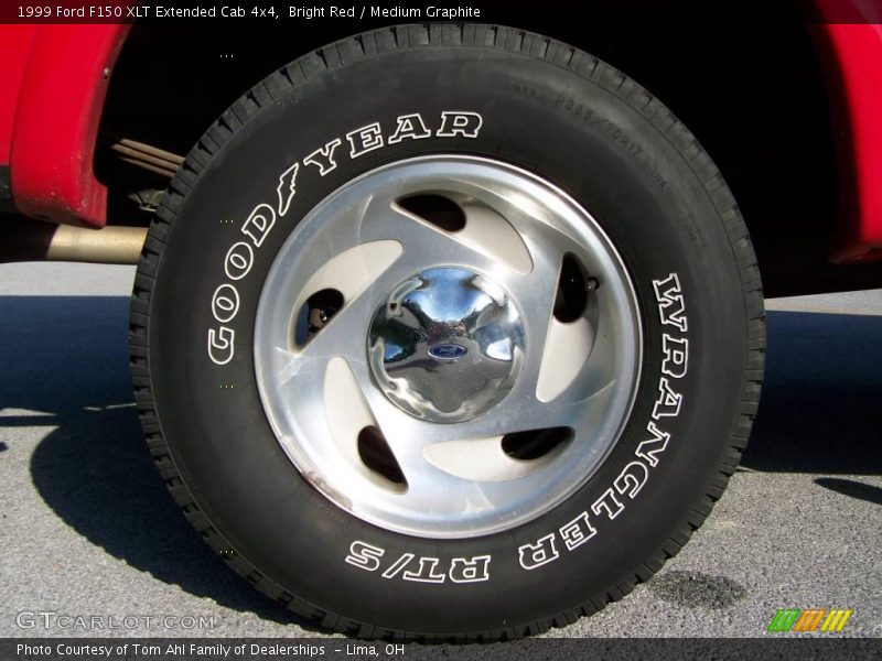 Bright Red / Medium Graphite 1999 Ford F150 XLT Extended Cab 4x4