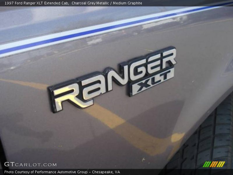 Charcoal Grey Metallic / Medium Graphite 1997 Ford Ranger XLT Extended Cab