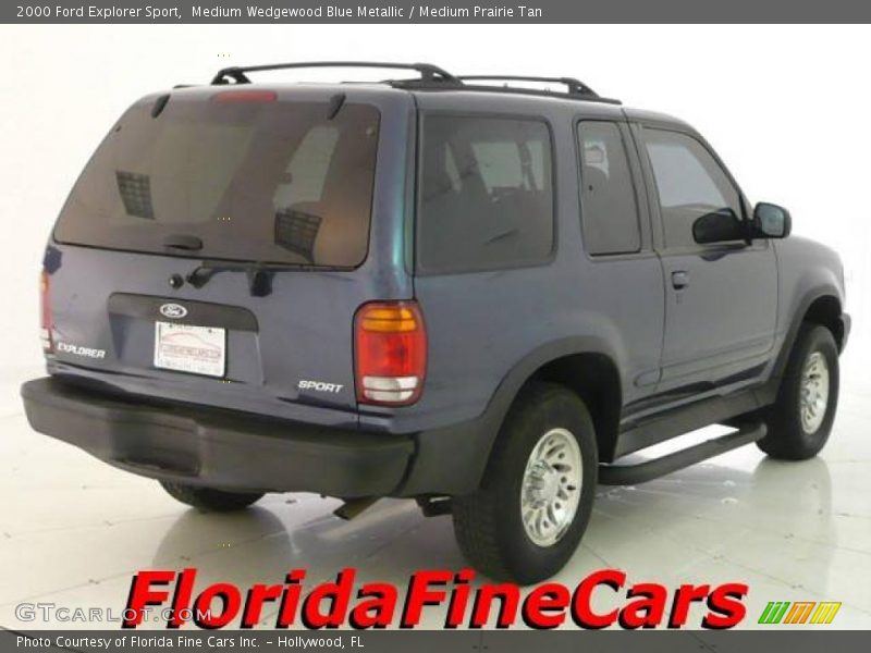 Medium Wedgewood Blue Metallic / Medium Prairie Tan 2000 Ford Explorer Sport