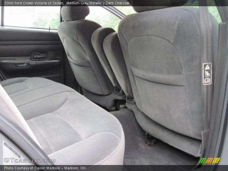 Medium Grey Metallic / Dark Charcoal 2000 Ford Crown Victoria LX Sedan