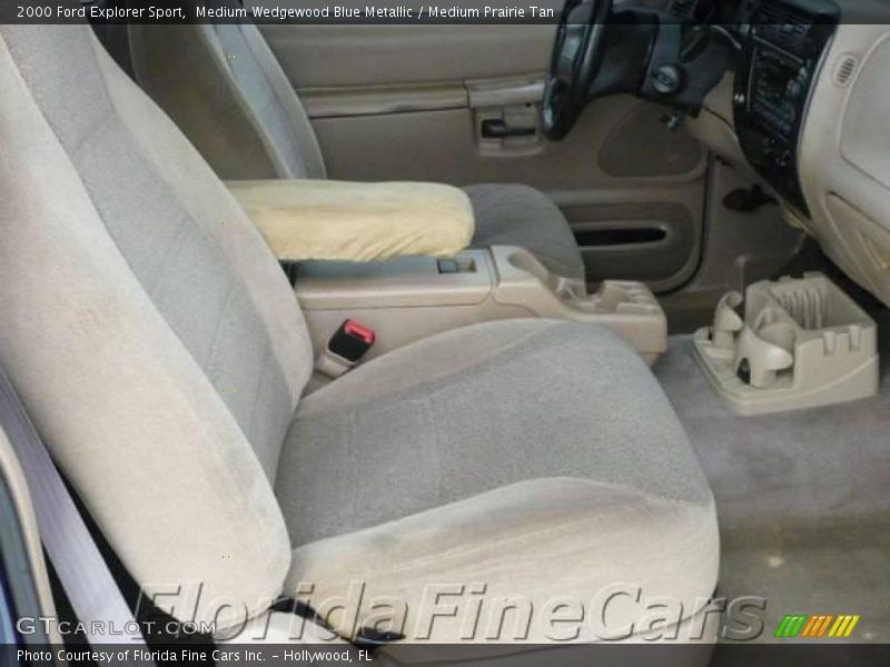 Medium Wedgewood Blue Metallic / Medium Prairie Tan 2000 Ford Explorer Sport