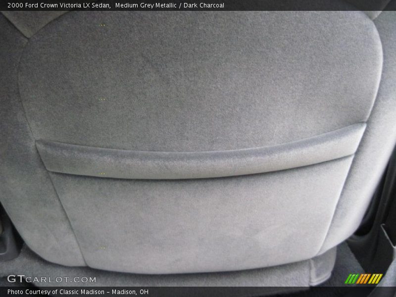 Medium Grey Metallic / Dark Charcoal 2000 Ford Crown Victoria LX Sedan