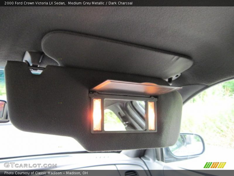 Medium Grey Metallic / Dark Charcoal 2000 Ford Crown Victoria LX Sedan