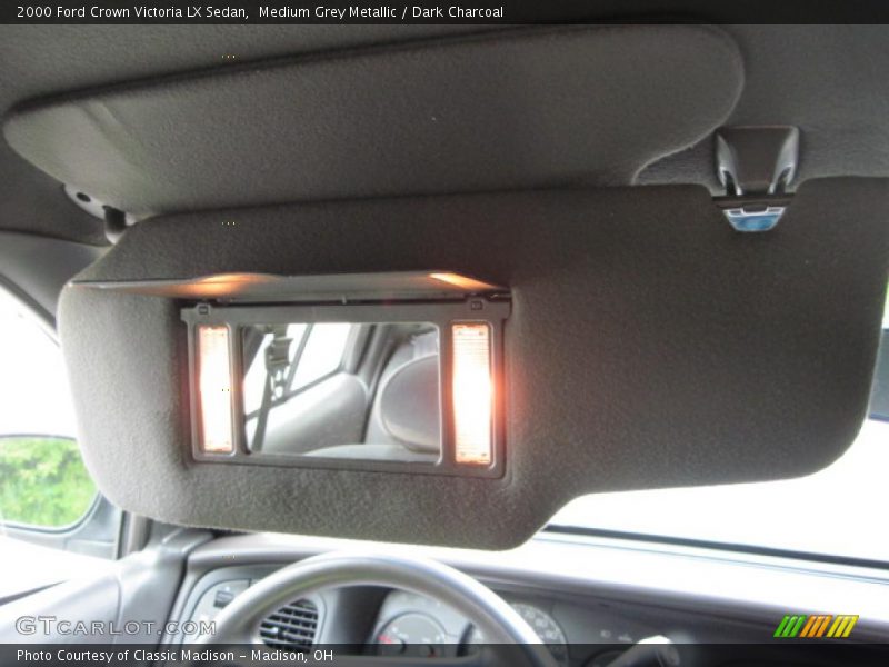 Medium Grey Metallic / Dark Charcoal 2000 Ford Crown Victoria LX Sedan