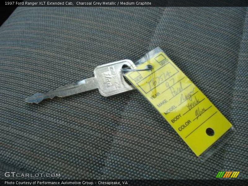 Charcoal Grey Metallic / Medium Graphite 1997 Ford Ranger XLT Extended Cab