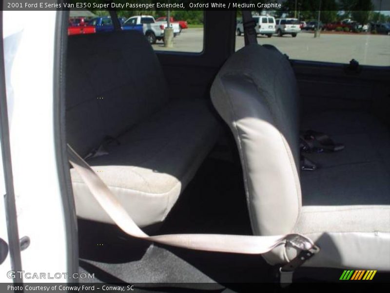 Oxford White / Medium Graphite 2001 Ford E Series Van E350 Super Duty Passenger Extended