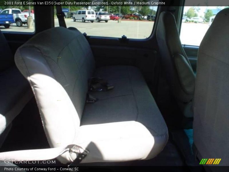 Oxford White / Medium Graphite 2001 Ford E Series Van E350 Super Duty Passenger Extended