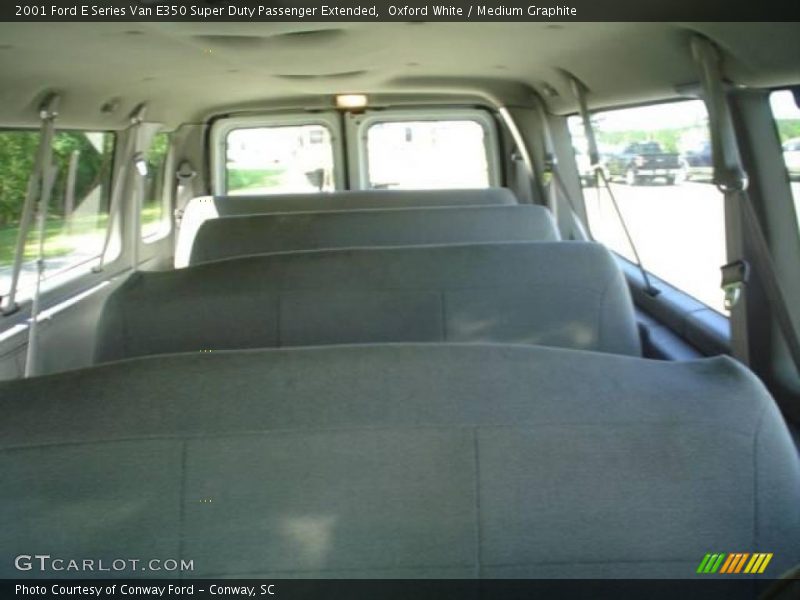 Oxford White / Medium Graphite 2001 Ford E Series Van E350 Super Duty Passenger Extended