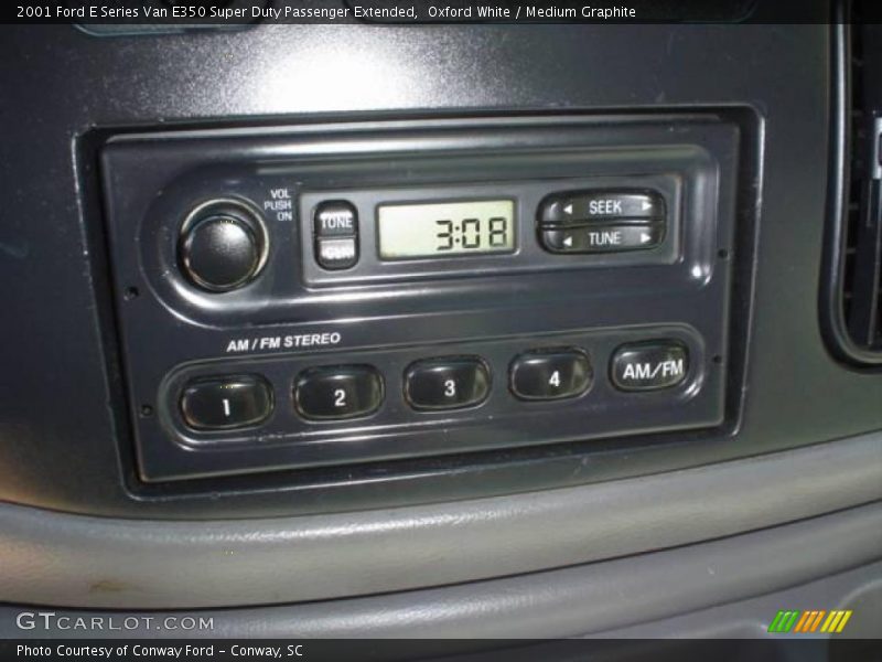 Oxford White / Medium Graphite 2001 Ford E Series Van E350 Super Duty Passenger Extended