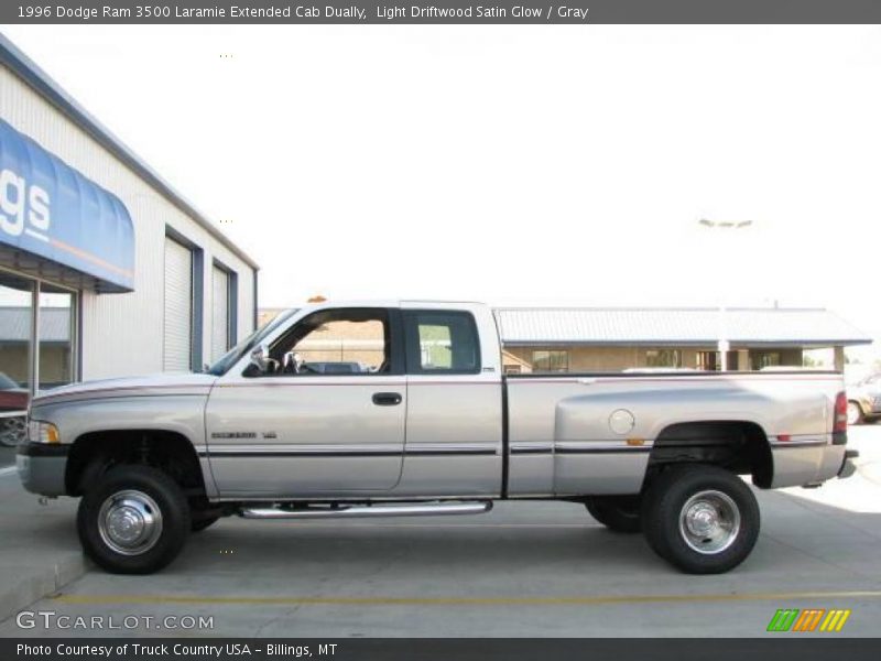 Light Driftwood Satin Glow / Gray 1996 Dodge Ram 3500 Laramie Extended Cab Dually