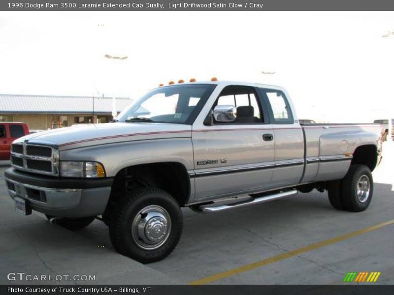 Light Driftwood Satin Glow / Gray 1996 Dodge Ram 3500 Laramie Extended Cab Dually